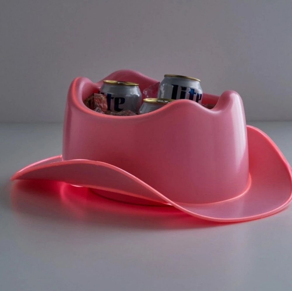 L.E.D. Cowgirl Hat Ice Bucket (Black Friday Sale)